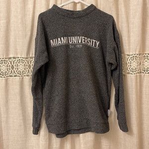 Woolly threads vintage university of Miami sweater
